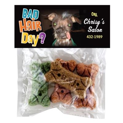 Dog Bone Treats Cellophane Bag Header Card - 5.75 x 5.5 in