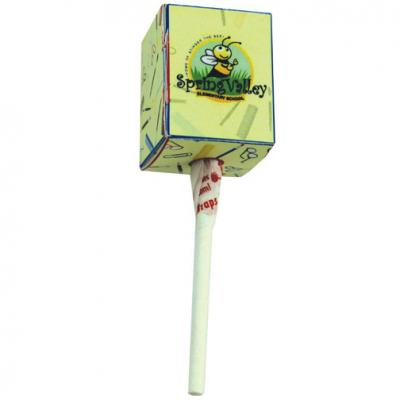 Lollipop Dum Dum with Custom Flag Label - 3.5 in - product view 2