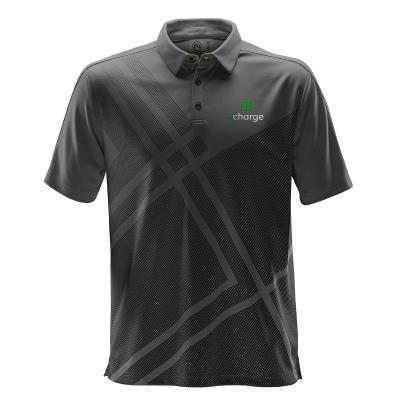 Polo Shirt Men's Moisture-Wicking UPF 30+ Polyester - product view 2