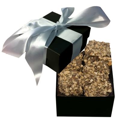 Gift Box Single Serve with Hot Stamp Ribbon - 4 x 2 in - product view 8