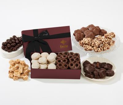 Gift Box Executive Style Hot Stamp Lid - 8 x 2 x 4 in