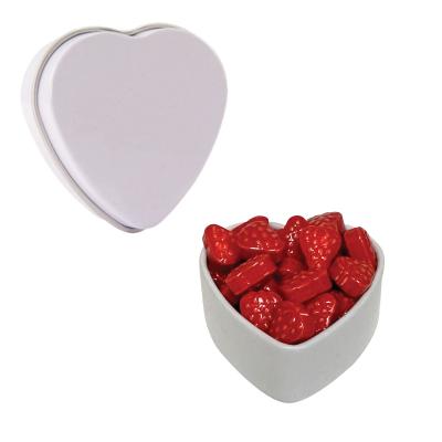 Heart Shaped Tin with Mints or Candy - 1.75 x 1.63 in - product view 8