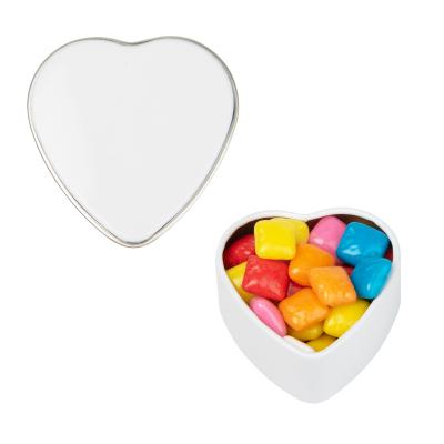 Heart Shaped Tin with Mints or Candy - 1.75 x 1.63 in - product view 11