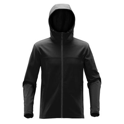 Men's Softshell Hooded Jacket with Fleece Lining - product view 10