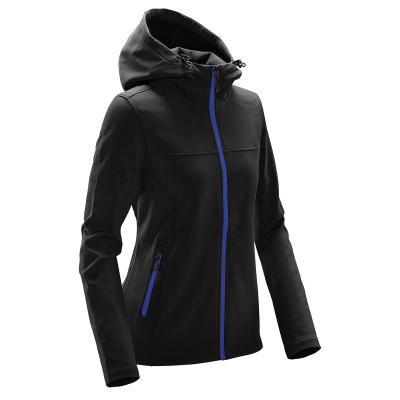 Women's Softshell Hooded Jacket with Fleece Lining - product view 4