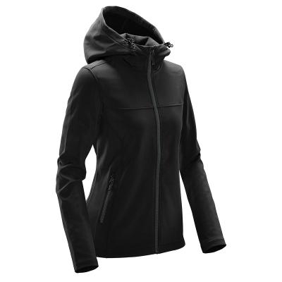 Women's Softshell Hooded Jacket with Fleece Lining - product view 9