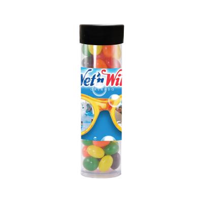 Plastic Tube Large Gourmet Candy USA Made - 4¾ x 1½ in - product view 13