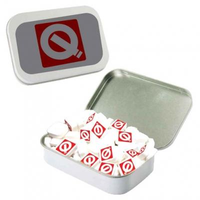 Tin Large Hinged with Printed Mints - 2.73 x 3.875 in - product view 2