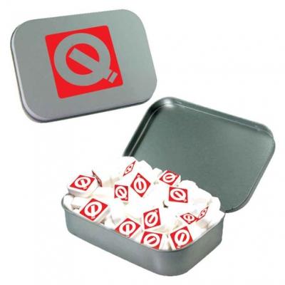 Tin Large Hinged with Printed Mints - 2.73 x 3.875 in - product view 3