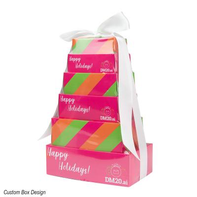 Treat Tower Six Tier Custom Logo - 7.25 x 10.25 in - product view 4