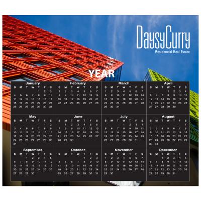 Custom Magnet Calendar 12 Month - 3.9 x 3.4 in