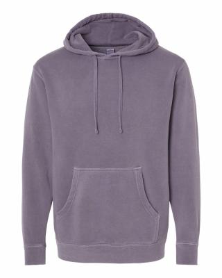 Custom Hoodie Pigment Dyed Cotton Blend with Jersey Lining - product view 2