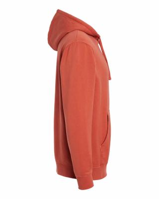 Custom Hoodie Pigment Dyed Cotton Blend with Jersey Lining - product view 12