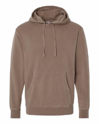 Custom Hoodie Pigment Dyed Cotton Blend with Jersey Lining - product view 23