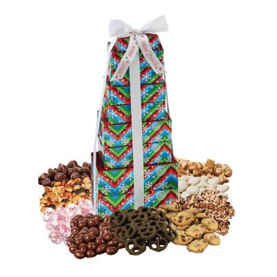 Gourmet Gift Tower Nine-Tier with Assorted Treats