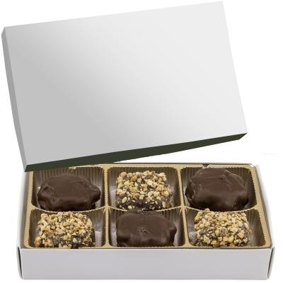 Custom Candy Box Rectangle with 6-Way Insert - 7.5 x 4.5 in - product view 1