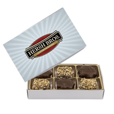 Custom Candy Box Rectangle with 6-Way Insert - 7.5 x 4.5 in - product view 2