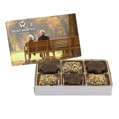 Custom Candy Box Rectangle with 6-Way Insert - 7.5 x 4.5 in - product view 3