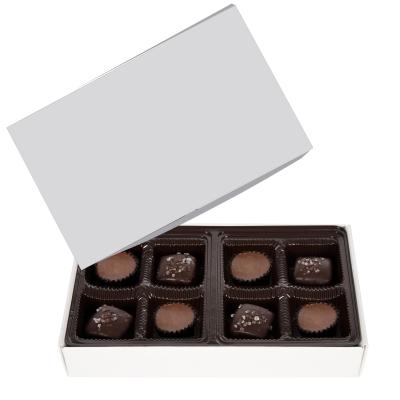Custom Candy Box Rectangle with 6-Way Insert - 7.5 x 4.5 in - product view 4