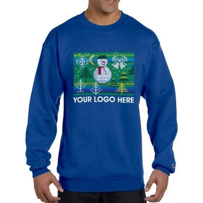Holiday Ugly Sweater Crewneck Sweatshirt Eco (Unisex) - product view 1