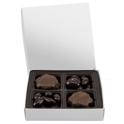 Square Custom Candy Box with 4-Way Insert - 6 x 6 x 1.1 in - product view 3