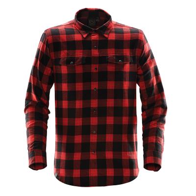 Men's Snap Front Shirt Cotton Polyester Twill Check - product view 10