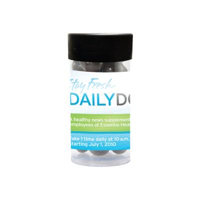 Gourmet Plastic Tube with Custom Filler - 2.75 x 1.5 in - product view 12