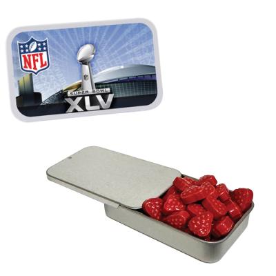 Slider Tin with Custom Mints Candy or Gum - 2.75 x 1.6 x 0.6 in - product view 1