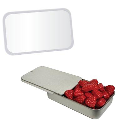 Slider Tin with Custom Mints Candy or Gum - 2.75 x 1.6 x 0.6 in - product view 2