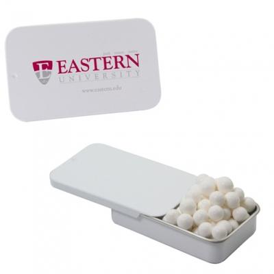 Slider Tin with Custom Mints Candy or Gum - 2.75 x 1.6 x 0.6 in - product view 4