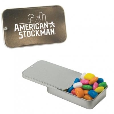 Slider Tin with Custom Mints Candy or Gum - 2.75 x 1.6 x 0.6 in - product view 7