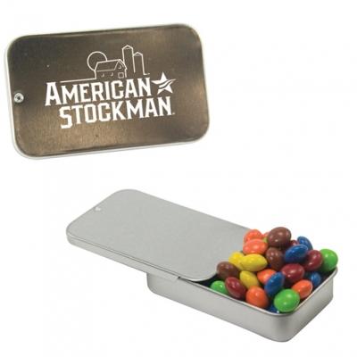 Slider Tin with Custom Mints Candy or Gum - 2.75 x 1.6 x 0.6 in - product view 9
