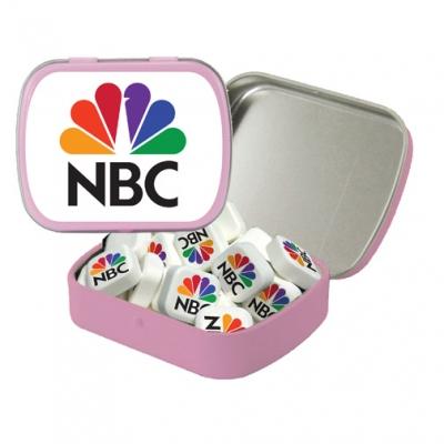 Mint Tin Small Hinged with Printed Mints - 2.375 in - product view 2