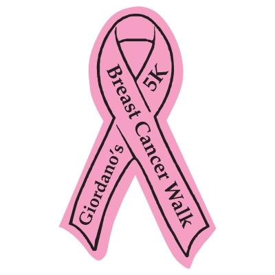 Custom Stickers Ribbon Bumper Outdoor Use - 3 x 5 in