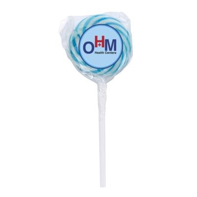 Lollipop Swirl with Round Label - 3.5 in - product view 2