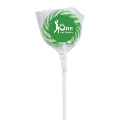 Lollipop Swirl with Round Label - 3.5 in - product view 4