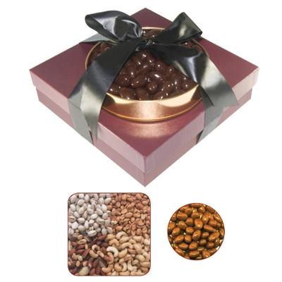 Gift Tower Gourmet Nuts and Chocolate - 8 x 3.5 x 8 in - product view 1