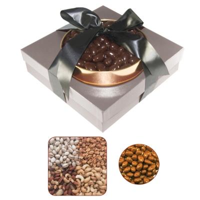 Gift Tower Gourmet Nuts and Chocolate - 8 x 3.5 x 8 in - product view 5