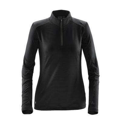 Fleece Pullover Quarter Zip with Thumb Holes (Women's) - product view 2