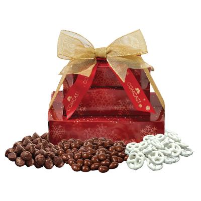 Gift Tower Three-Tier with Mixed Treats - 6 x 4.75 in - product view 2