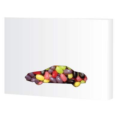 Candy Box Custom Die Cut with Window - 2.8 x 4 in - product view 4
