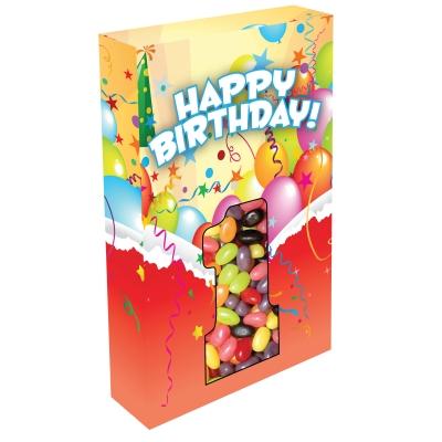 Candy Box Custom Die Cut with Window - 2.8 x 4 in - product view 25
