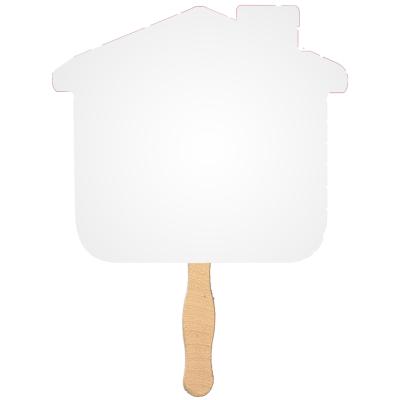 Handheld Fan Custom Shaped with Laminated Finish - product view 4