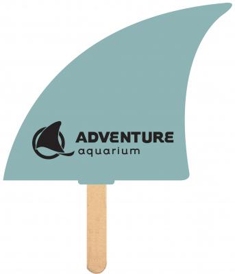 Handheld Fan Custom Shaped with Laminated Finish - product view 11