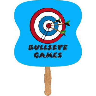 Handheld Fan Custom Shaped with Laminated Finish - product view 13