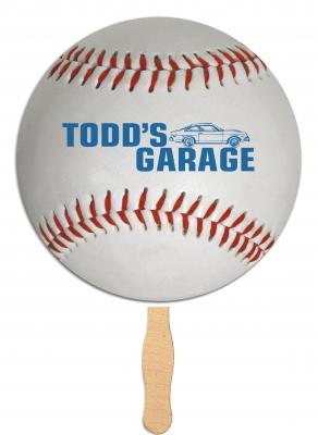 Handheld Fan Custom Shaped with Laminated Finish - product view 20