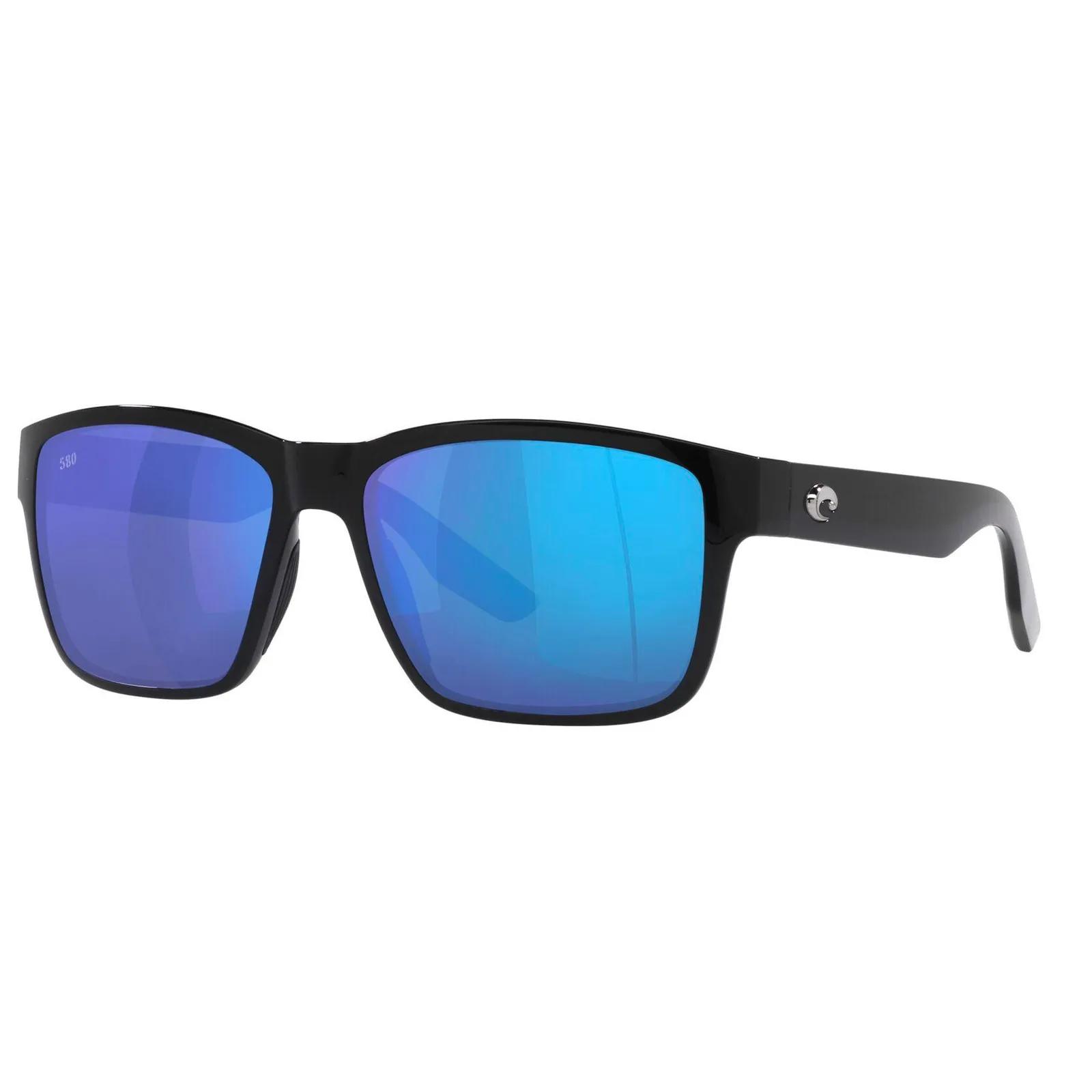 Paunch Sunglasses - (Frame) Black; (Lens) Blue Mirror, 580G