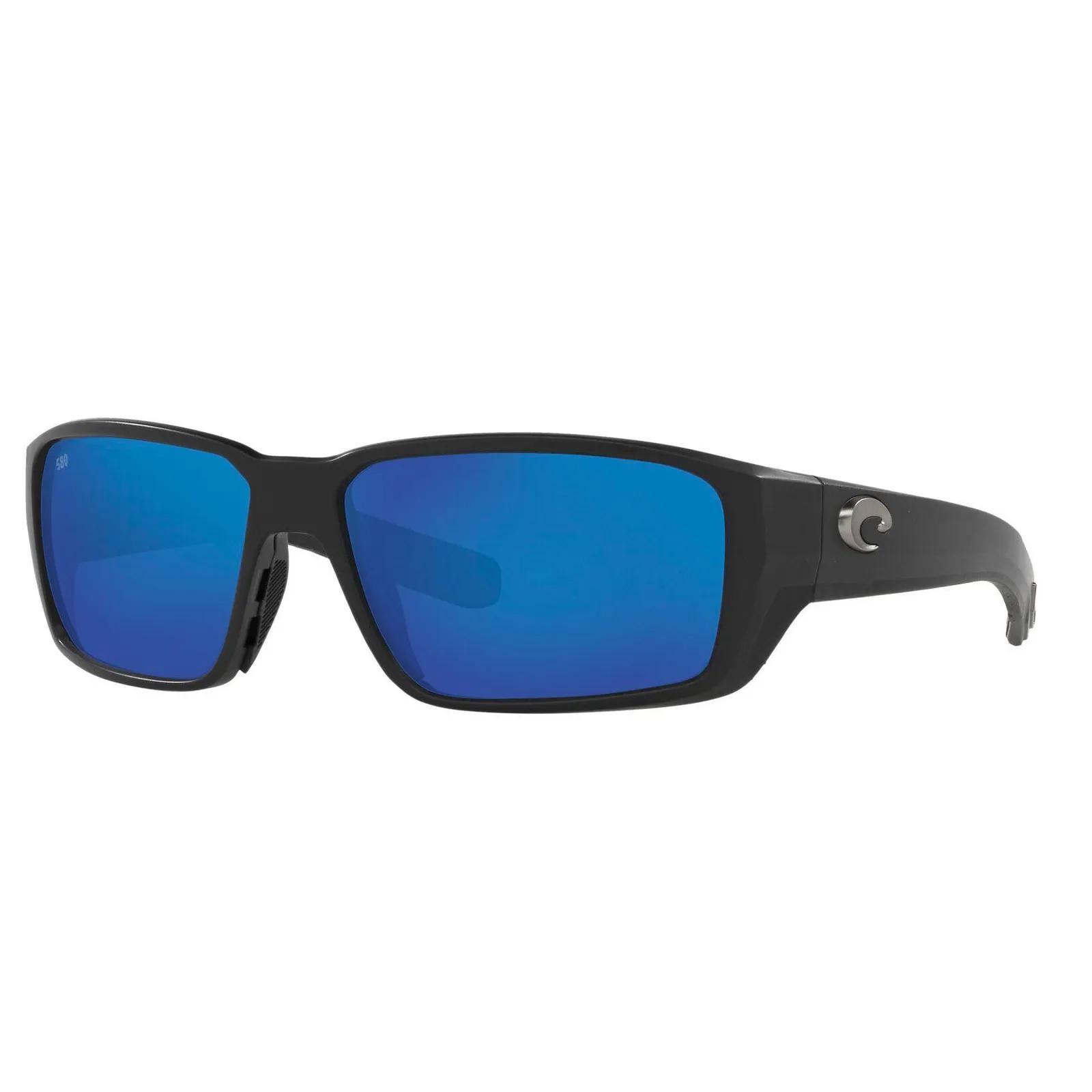 Fantail Pro Sunglasses - (Frame) Matte Black; (Lens) Blue Mirror, 580G