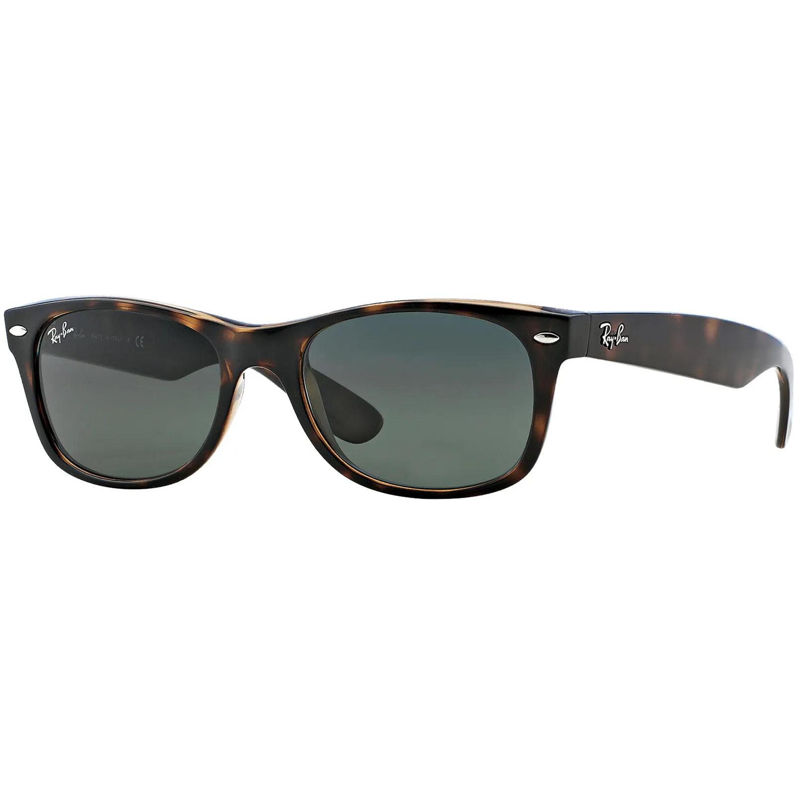 Ray-Ban New Wayfarer Sunglasses Tortoise Green - 7 x 5 in