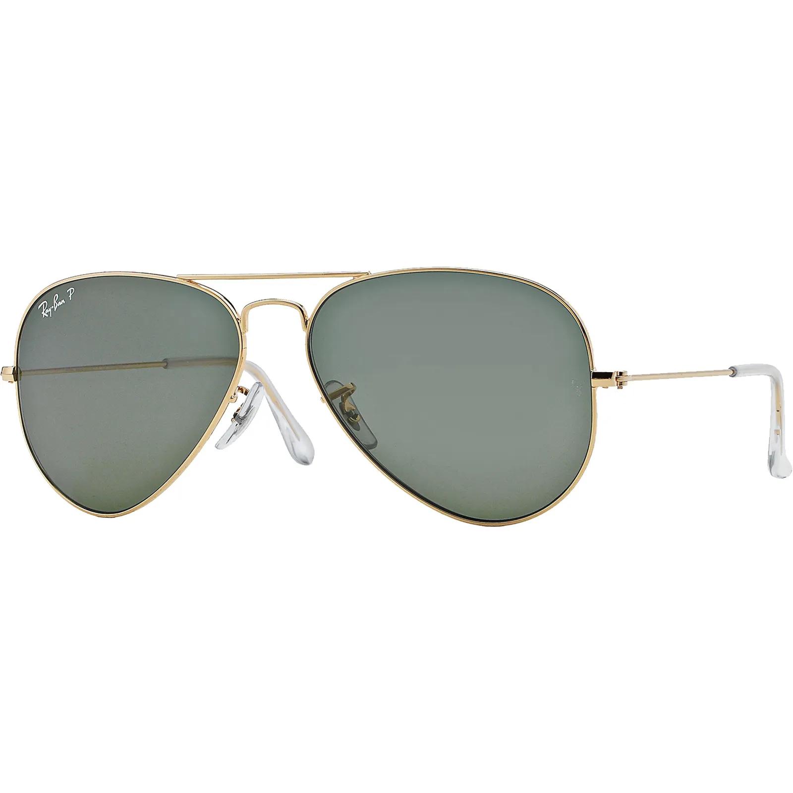 Ray-Ban Polarized Aviator Sunglasses Gold - 58/14/135